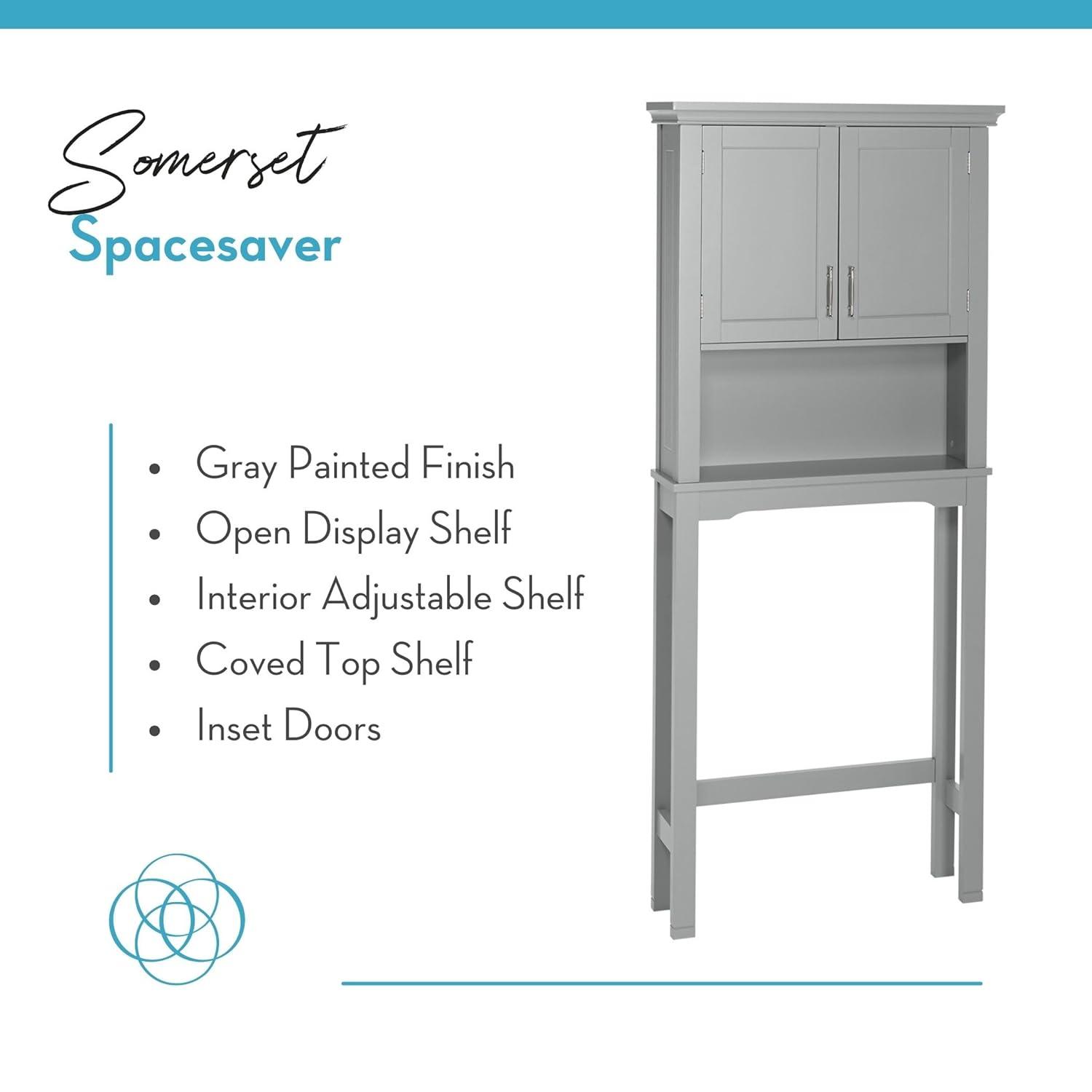 RiverRidge Home RiverRidge Somerset Over the Toilet Bathroom Spacesaver Wall Medicine Storage Cabinet with Adjustable Shelf