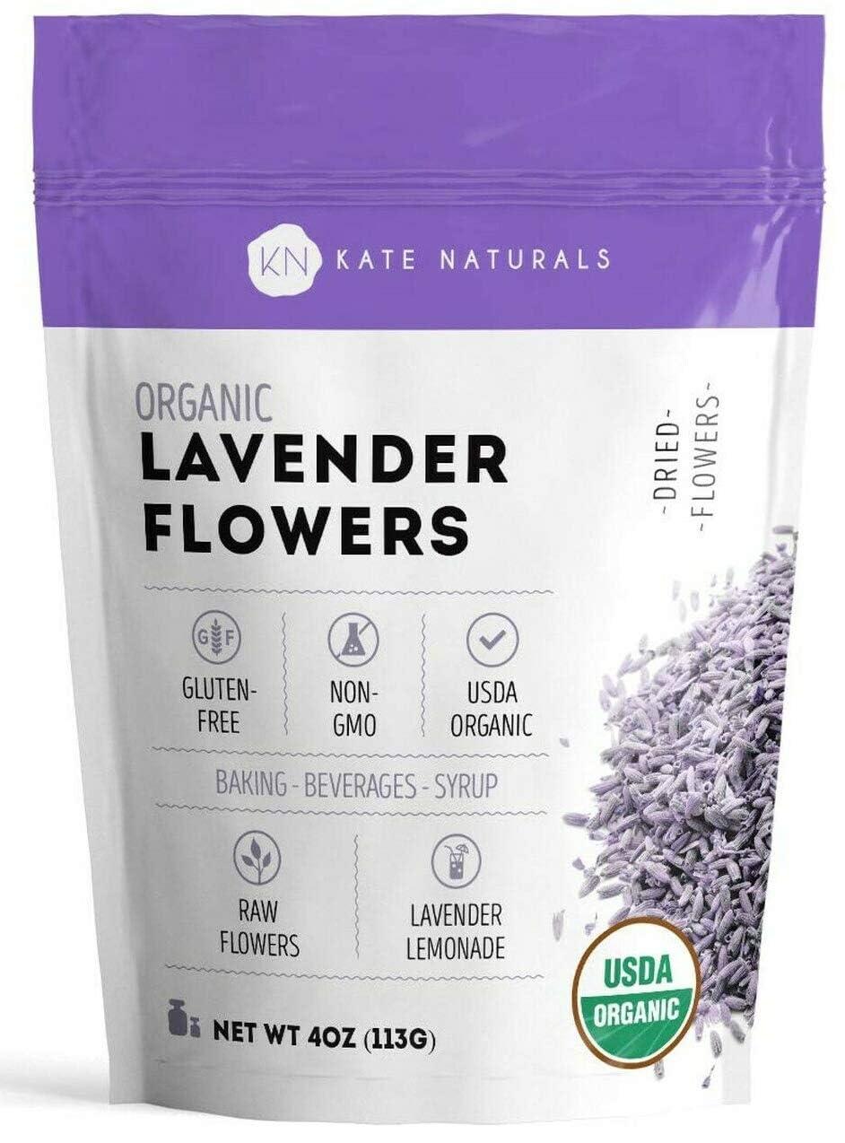 Organic Dried Lavender Flowers for Culinary and Crafting