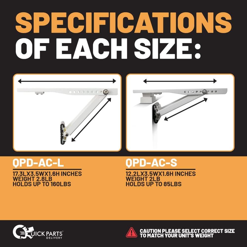 A/C Safe A/C Safe Universal Support Bracket for Air Conditioner