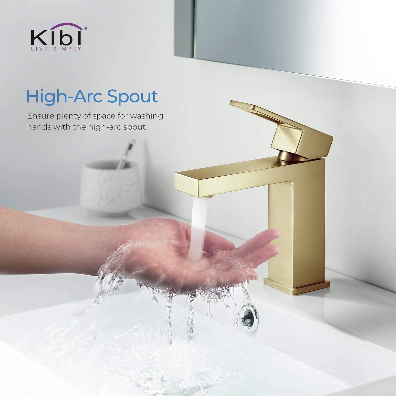 Cube Single-Hole Single-handle Bathroom Faucet