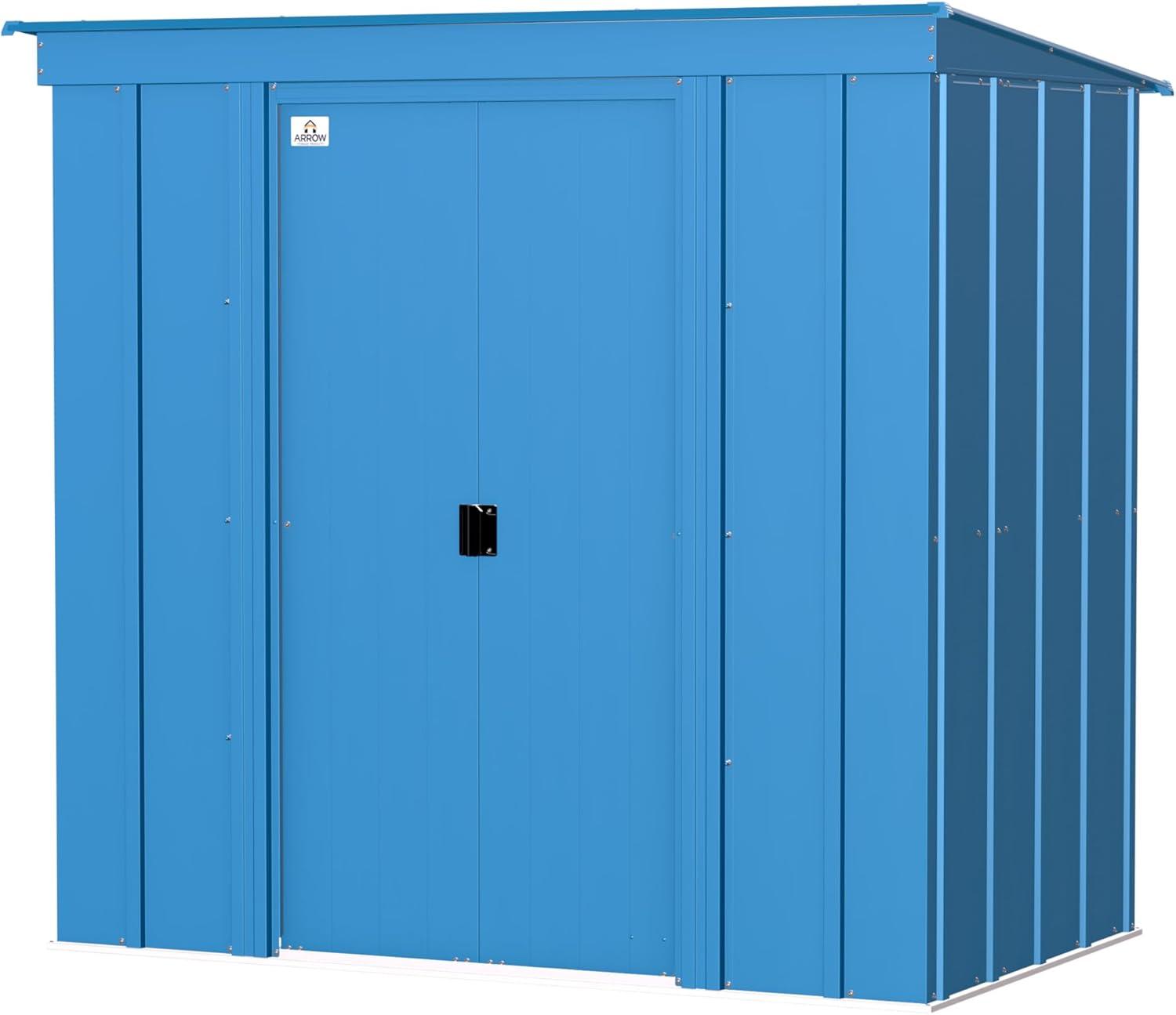 Arrow Arrow 6 ft. W x 4 ft. D Metal Tool Shed