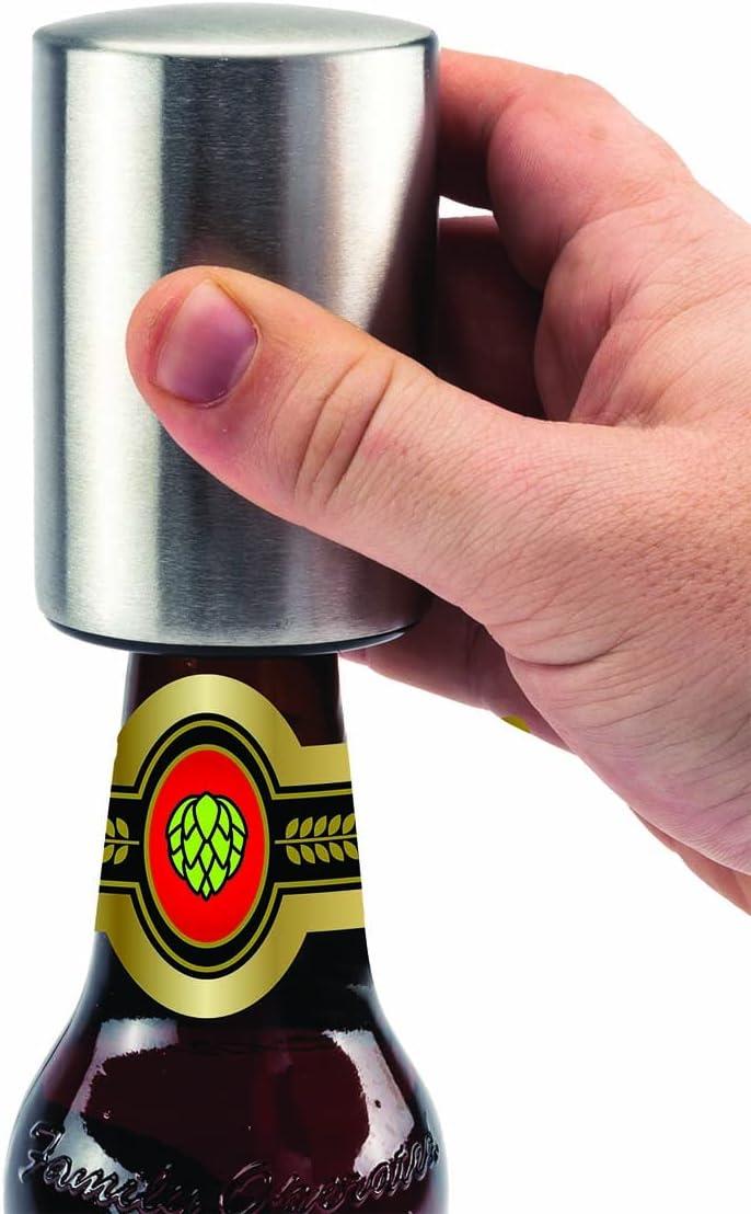 Jokari Magnetic Automatic One Handed Bottle Top Pop Opener for Beer or Soda