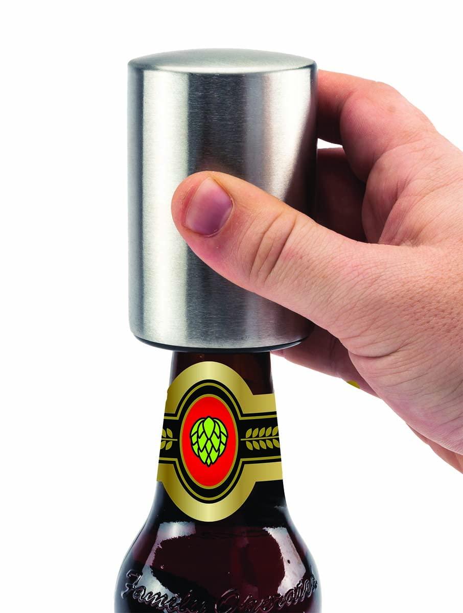 Jokari Magnetic Automatic One Handed Bottle Top Pop Opener for Beer or Soda