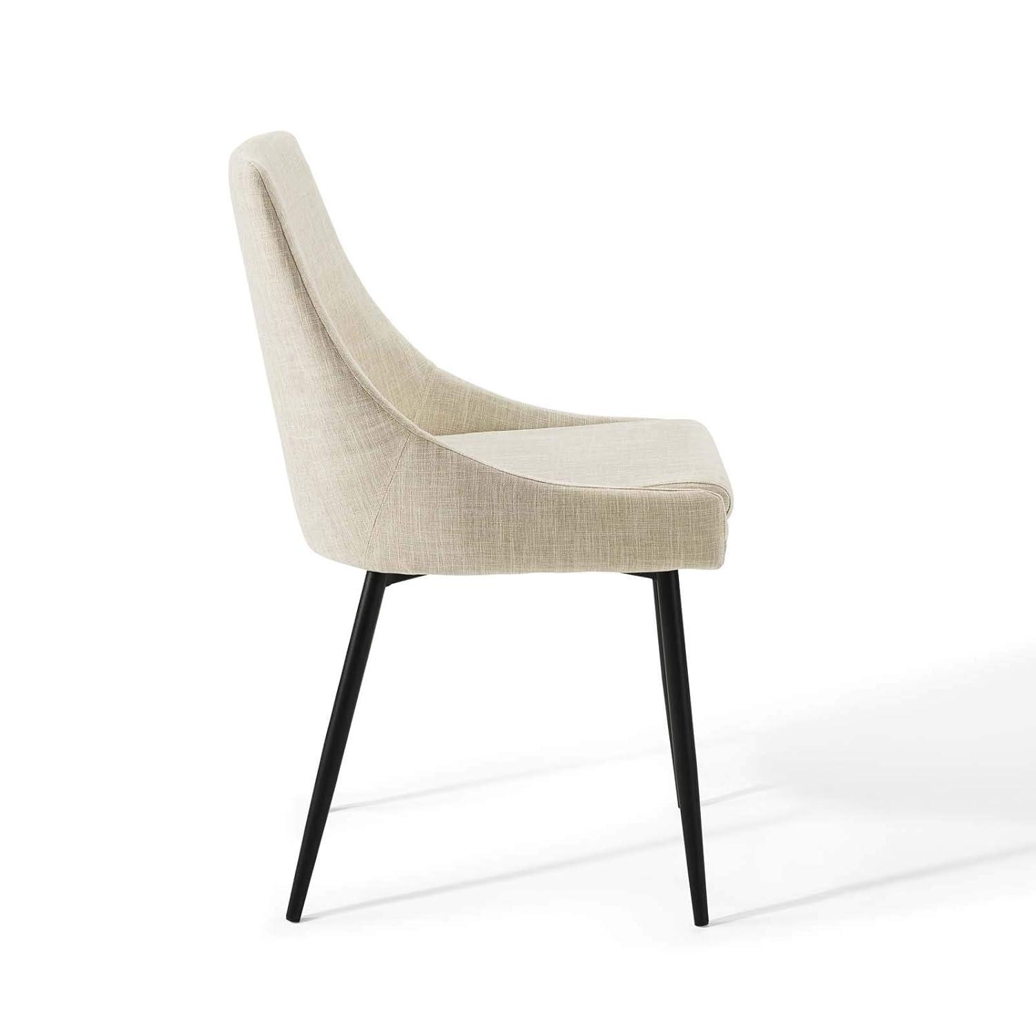 Modway Viscount Upholstered Fabric Dining Chairs - Set of 2