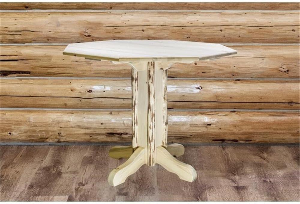 Montana Lodge Pole Pine Counter Height Pub Table