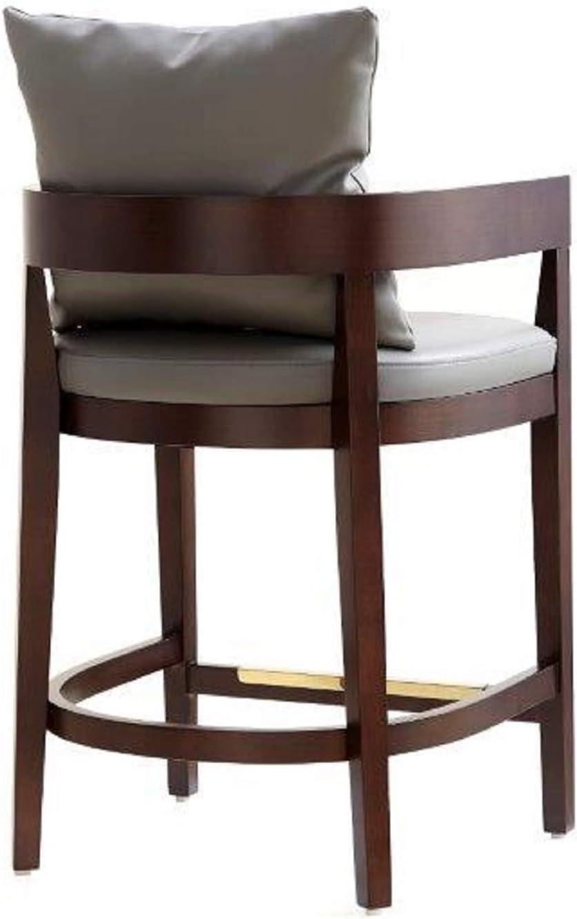 Ritz Beech Wood Counter Height Barstool - Manhattan Comfort