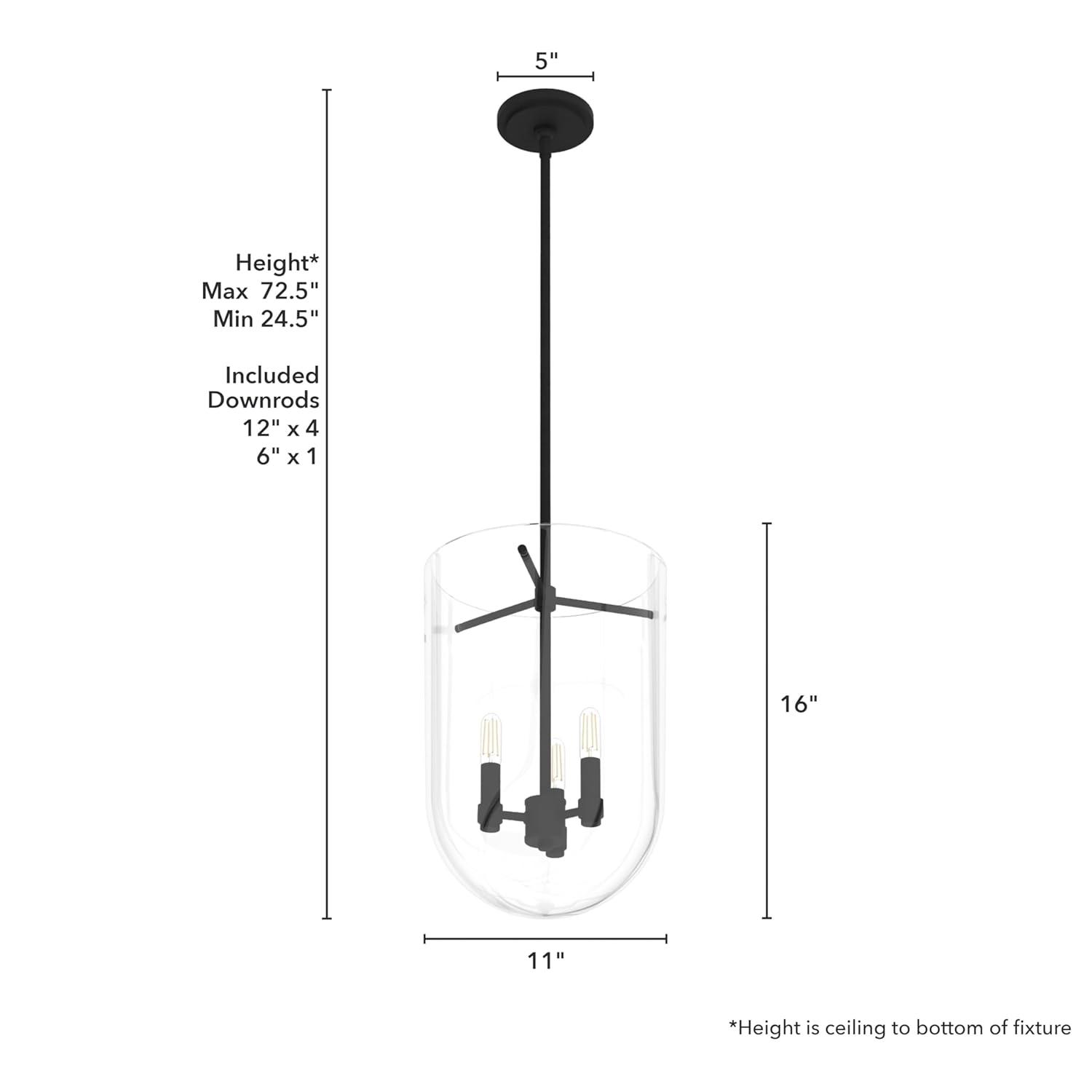 Hunter Fan Sacha 3 - Light Urn Pendant