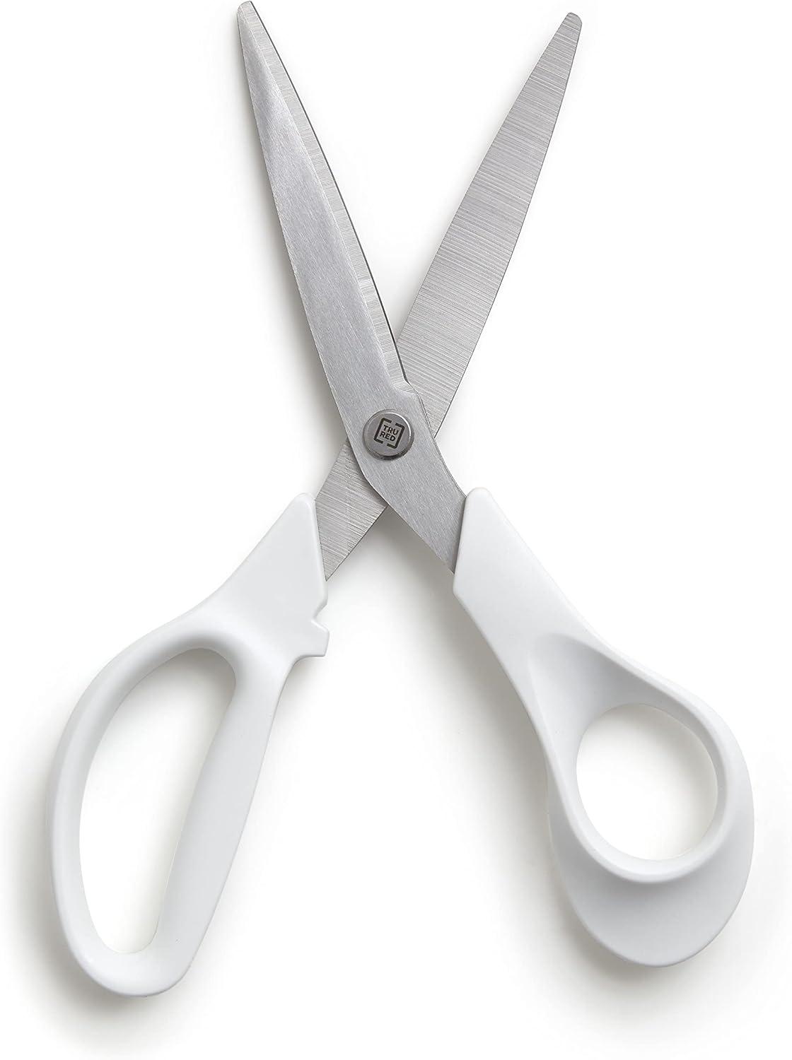 TRU RED 8 Stainless Steel Scissors Straight Handle TR55030
