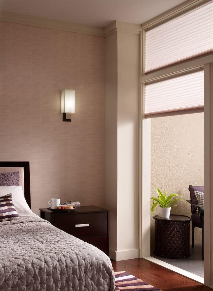Brushed Nickel and Chrome LED Wall Sconce with White Shade
