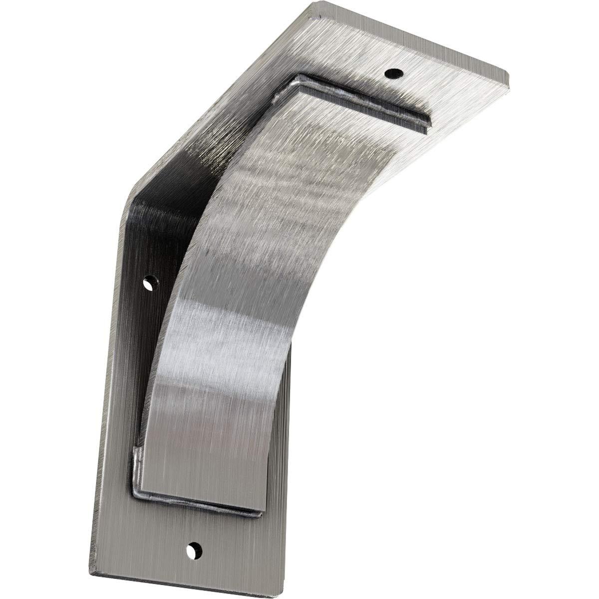 Ekena Millwork 3"W x 6"D x 6"H Morris Steel Bracket, Unfinished
