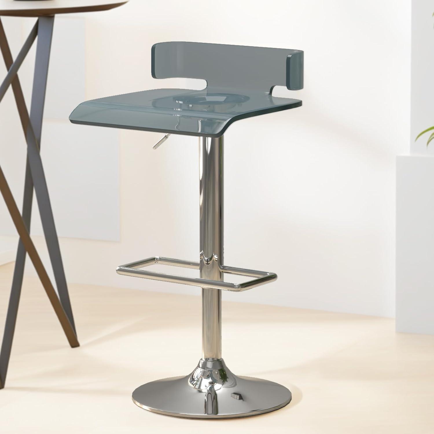 Counter and Barstools Chrome - Acme Furniture