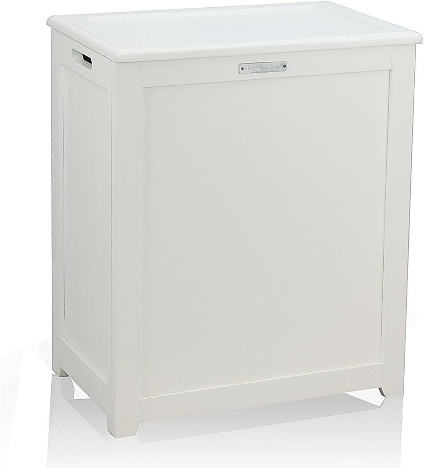 Wood Cabinet Laundry Hamper with Handles