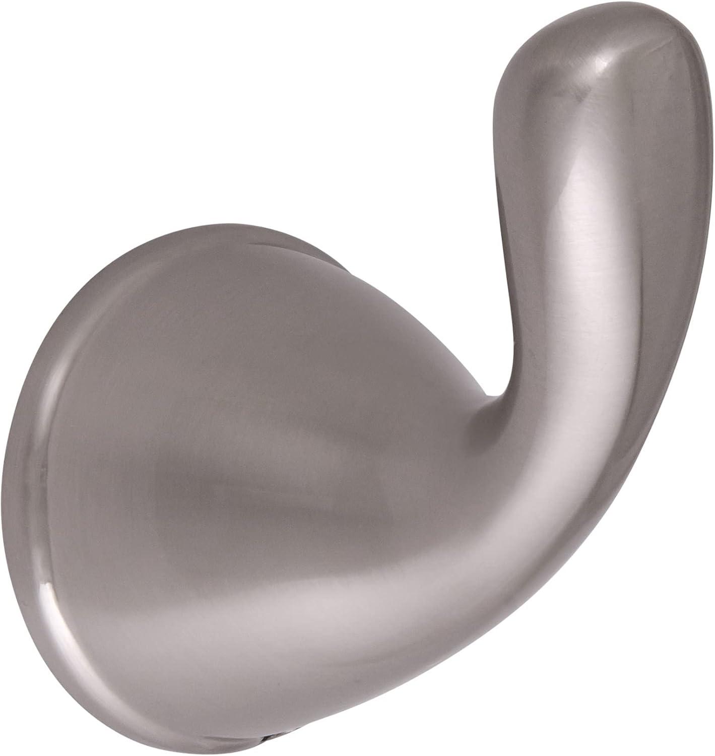 Brushed Nickel Zinc Bathroom Robe Hook