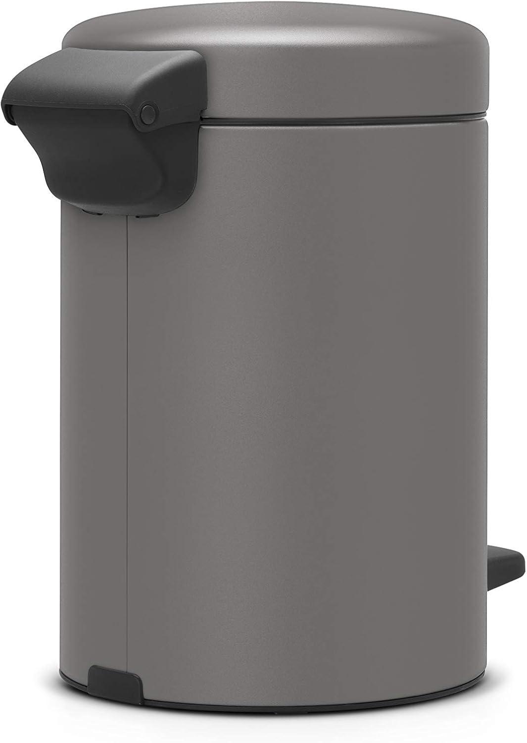 Brabantia NewIcon Step On Trash Can, 0.8 Gallon (3 Liter)