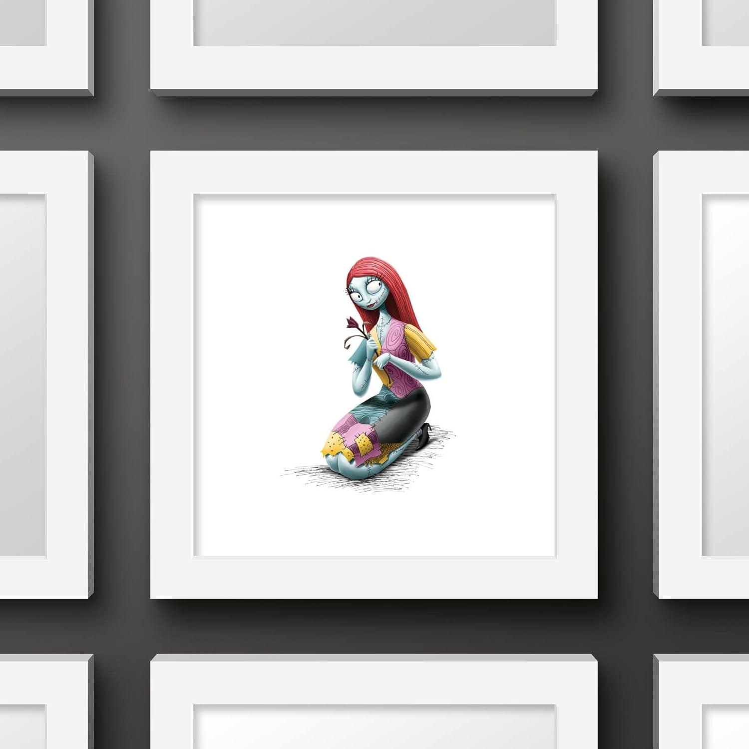 Gallery Pops Disney Tim Burton's The Nightmare Before Christmas - Sally Wall Art, White Framed Version, 12" x 12"