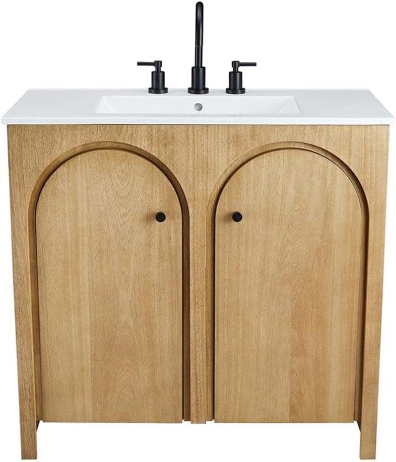 Modway Appia 36'' Single Bathroom Vanity with Ceramic Top