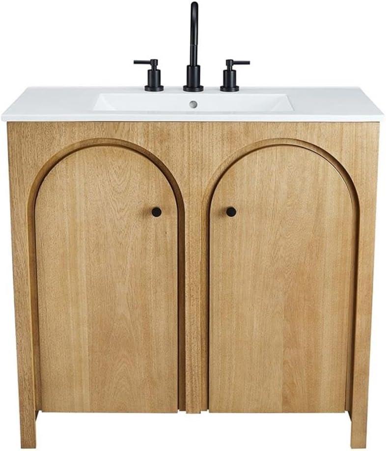 Modway Modway Appia 36'' Single Bathroom Vanity with Ceramic Top