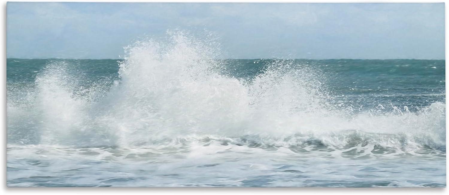 " Ocean Waves Crashing Foam Splash " by Lori Deiter