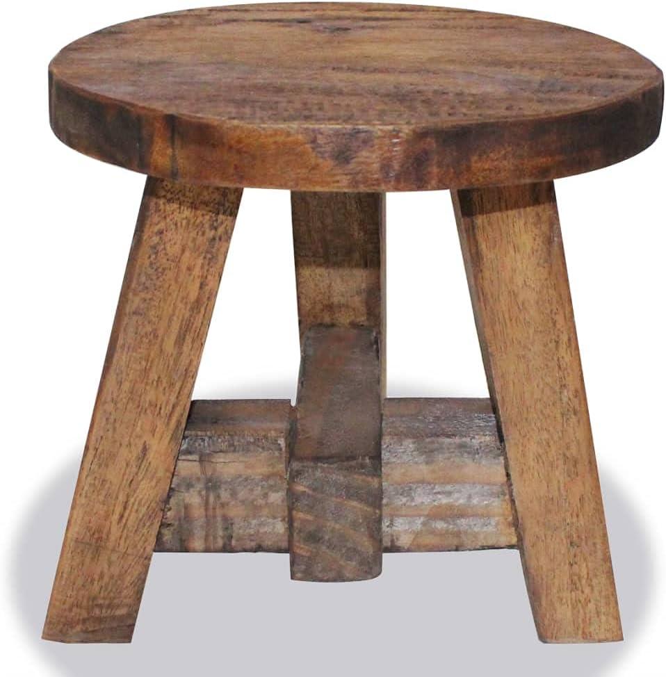 VidaXL VidaXL Stool Solid Reclaimed Wood
