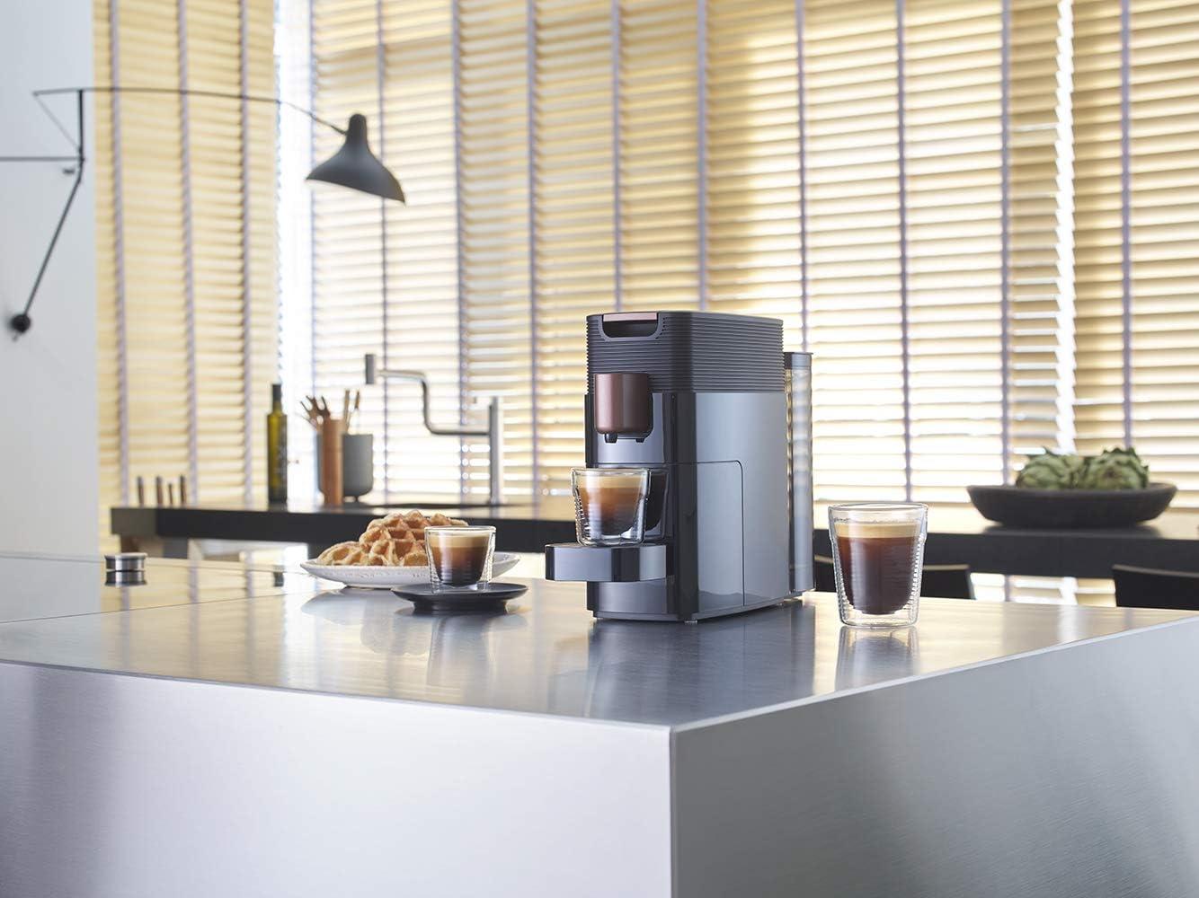 K-fee® ONE Single Serve Coffee and Espresso Machine (Black/Copper) | Starbucks® Verismo* Compatible