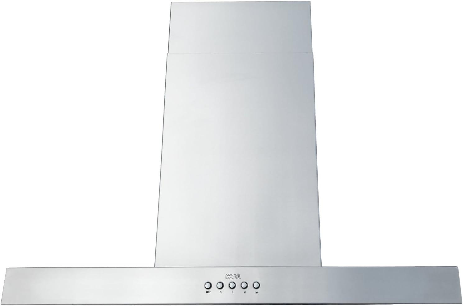 Kobe 36" Stainless Steel Convertible Island Range Hood