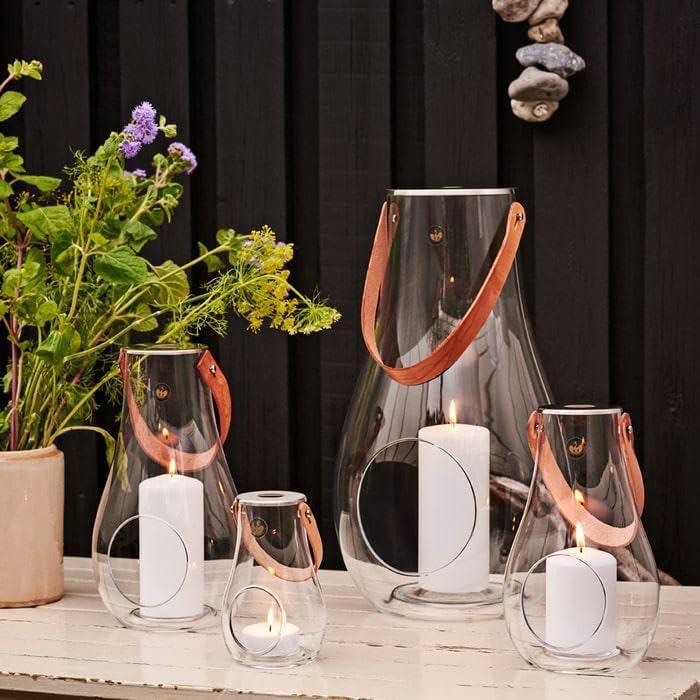 Glass Tabletop Lantern