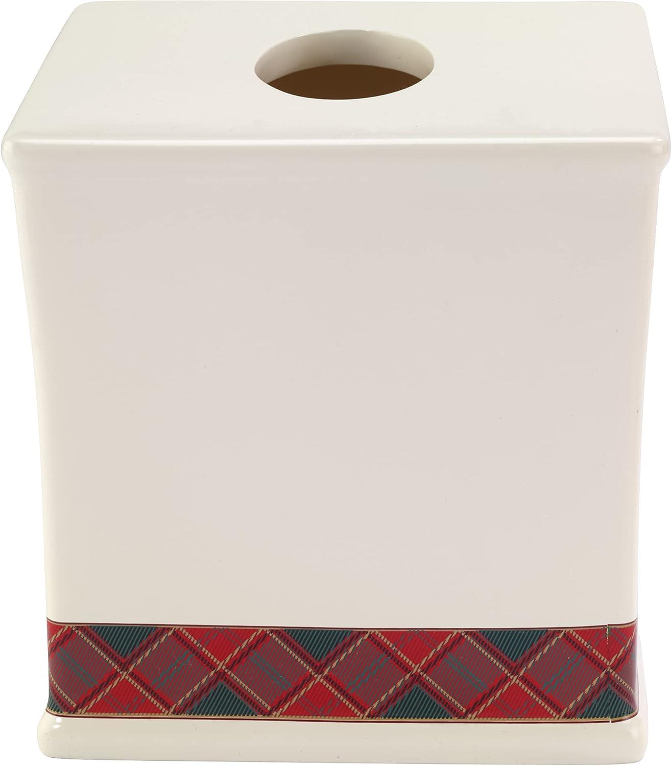 Tartan Tissue Box  Cover