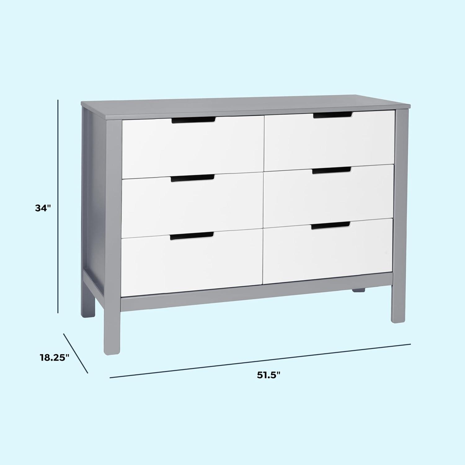 Colby 6 Drawer 51.25" W Double Dresser