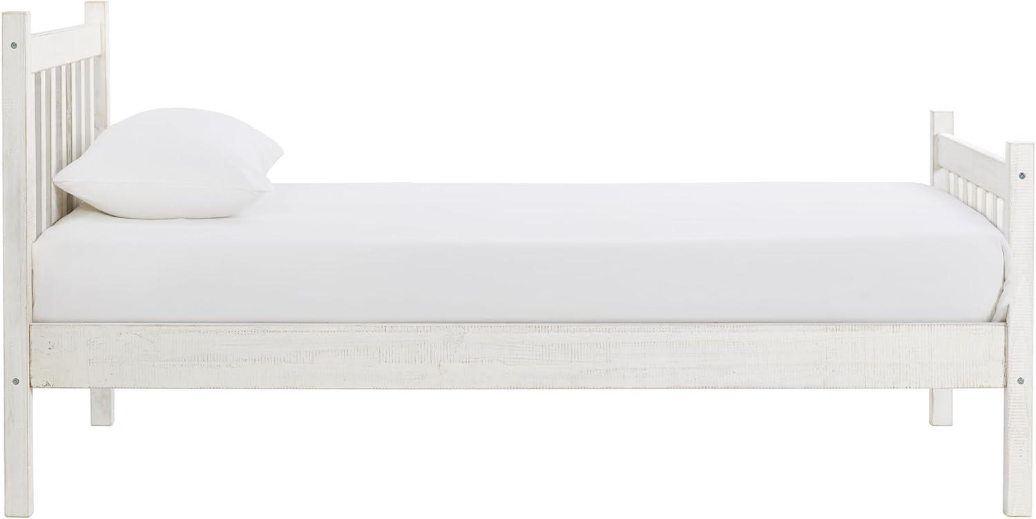 Alaterre Windsor Twin Wooden Weathered Beachhouse Farmhouse Industrial Bohemian Style Bed