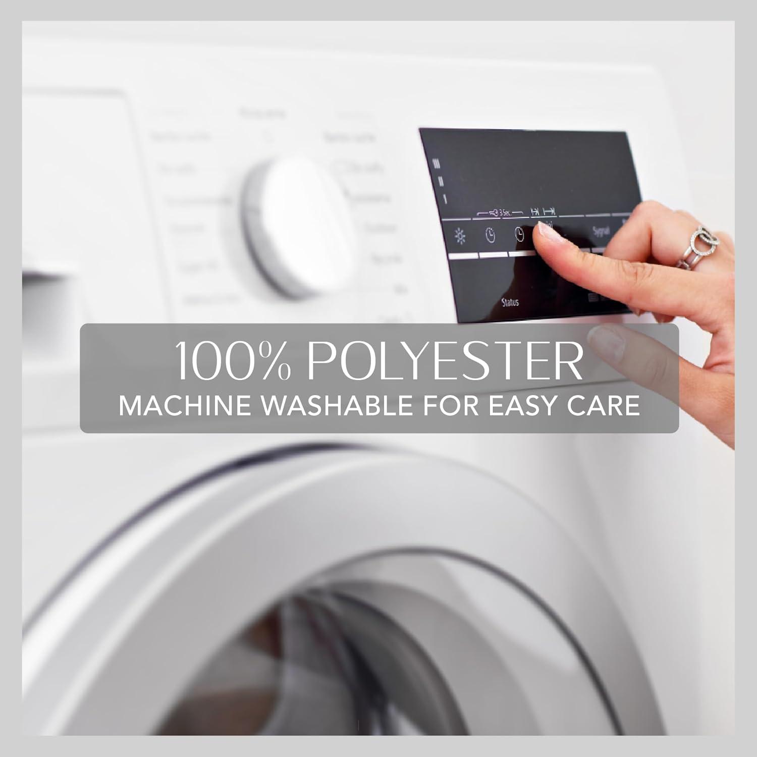 Continental Solid Texture Water and Stain Resistant Napkins, Set of 4 - 17" x 17" - Ivory - Elrene Home Fashions