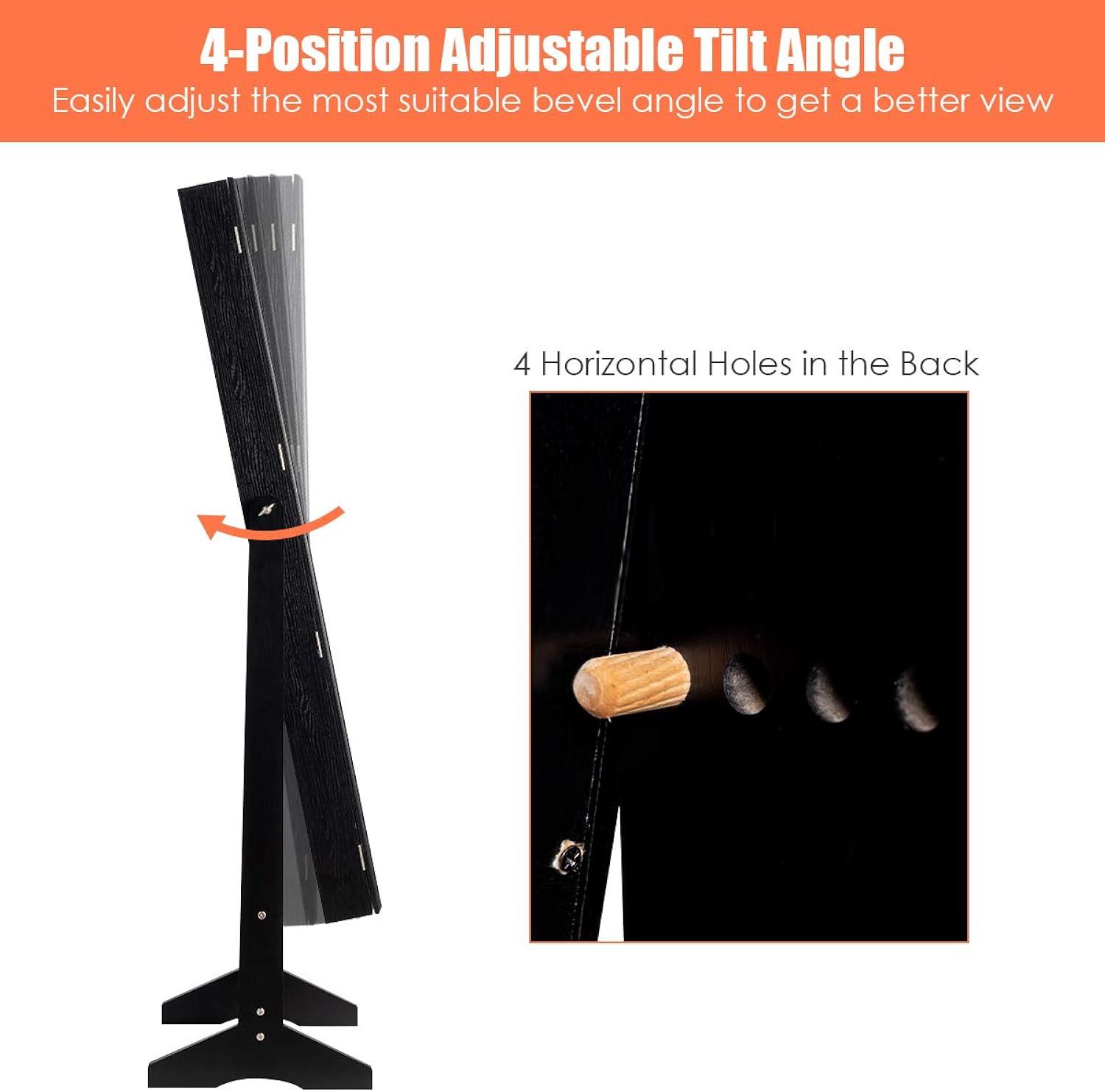 NIERBO Lockable Jewelry Organizer Mirror - Stylish Storage Solution For Women