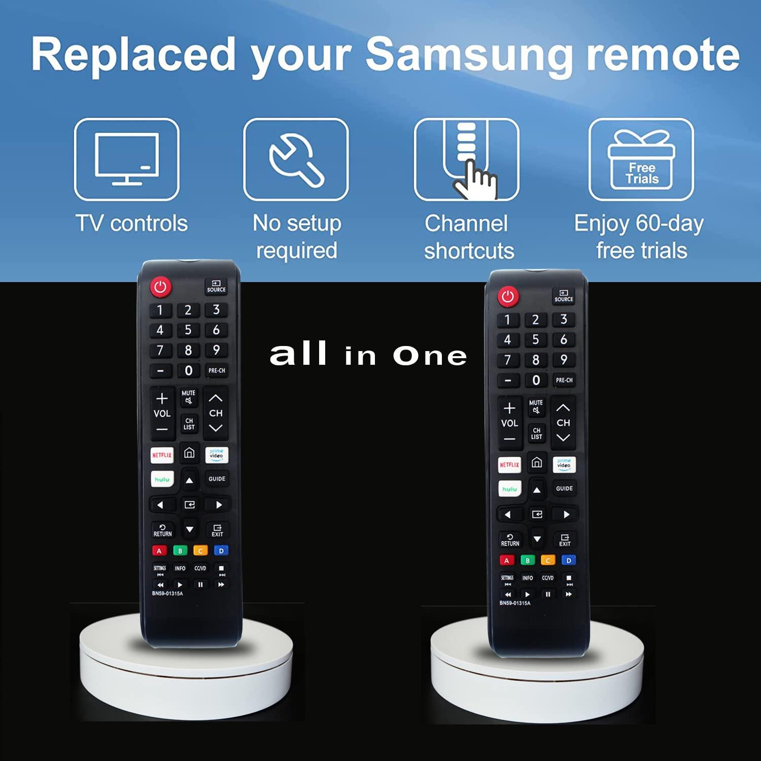 (Pack of 2)ZOUYUE Universal Remote for All Samsung TV,Compatible for All Samsung Smart TV LED LCD HD TV