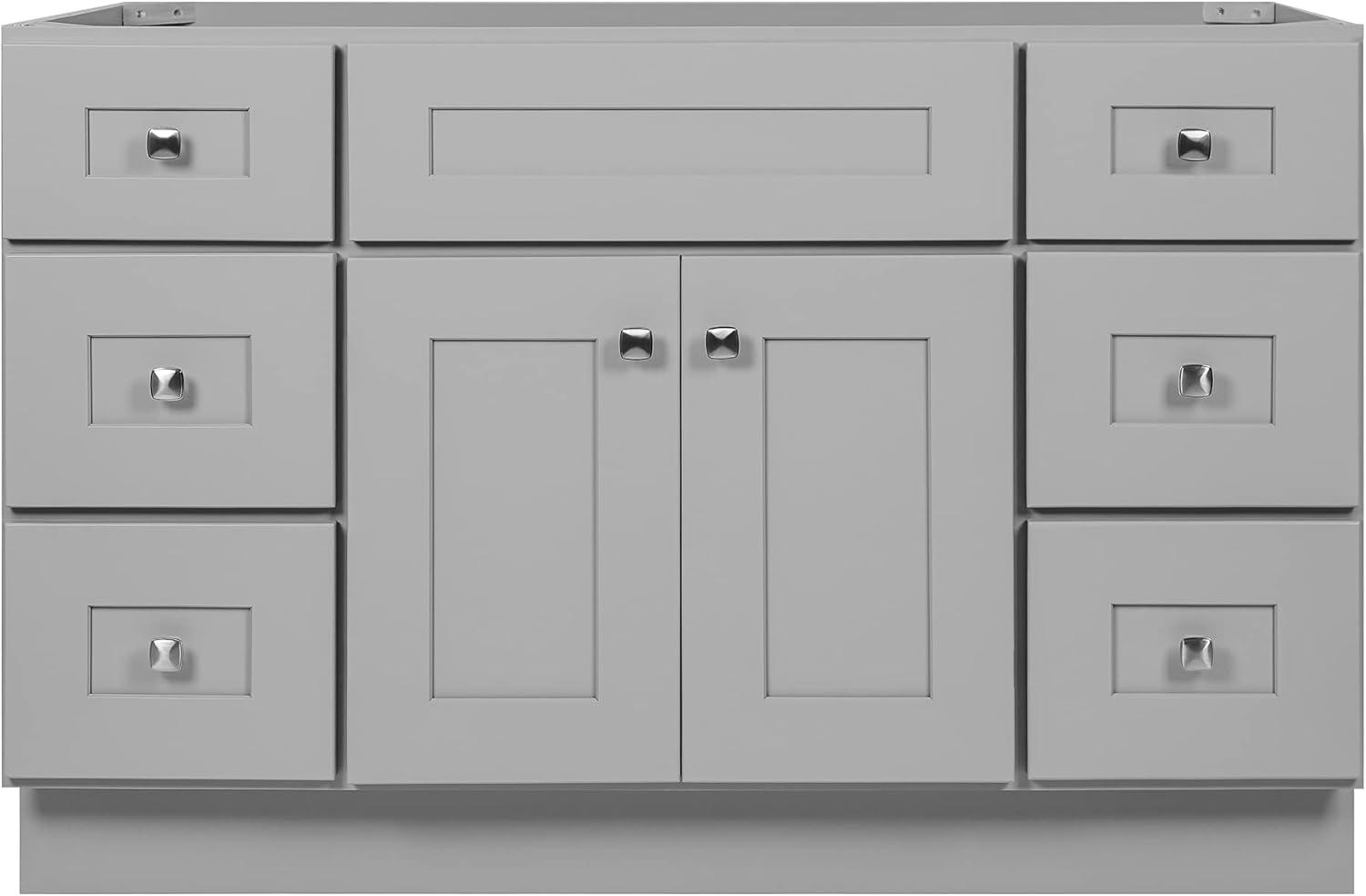 Brookings 48 Inch Bathroom Vanity, Ready to Assemble