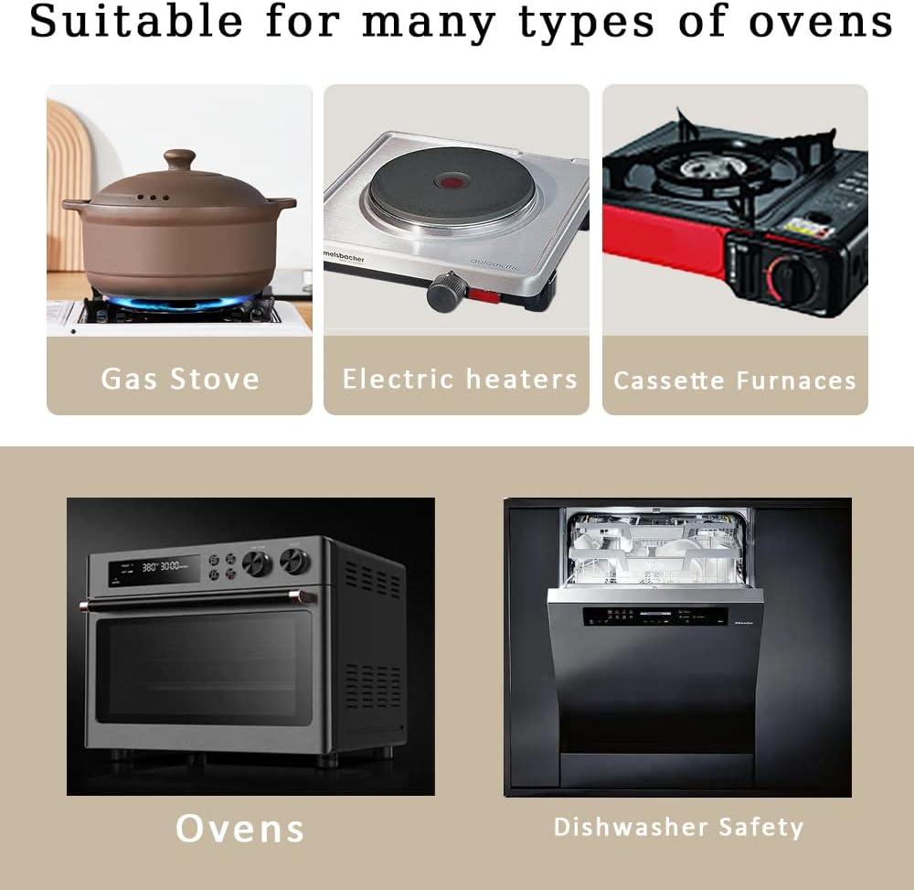 Natural Terracotta Casserole with Lids Clay Pots for Cooking, Unglazed Earthenware Rice Pots (T4-3.6QT)