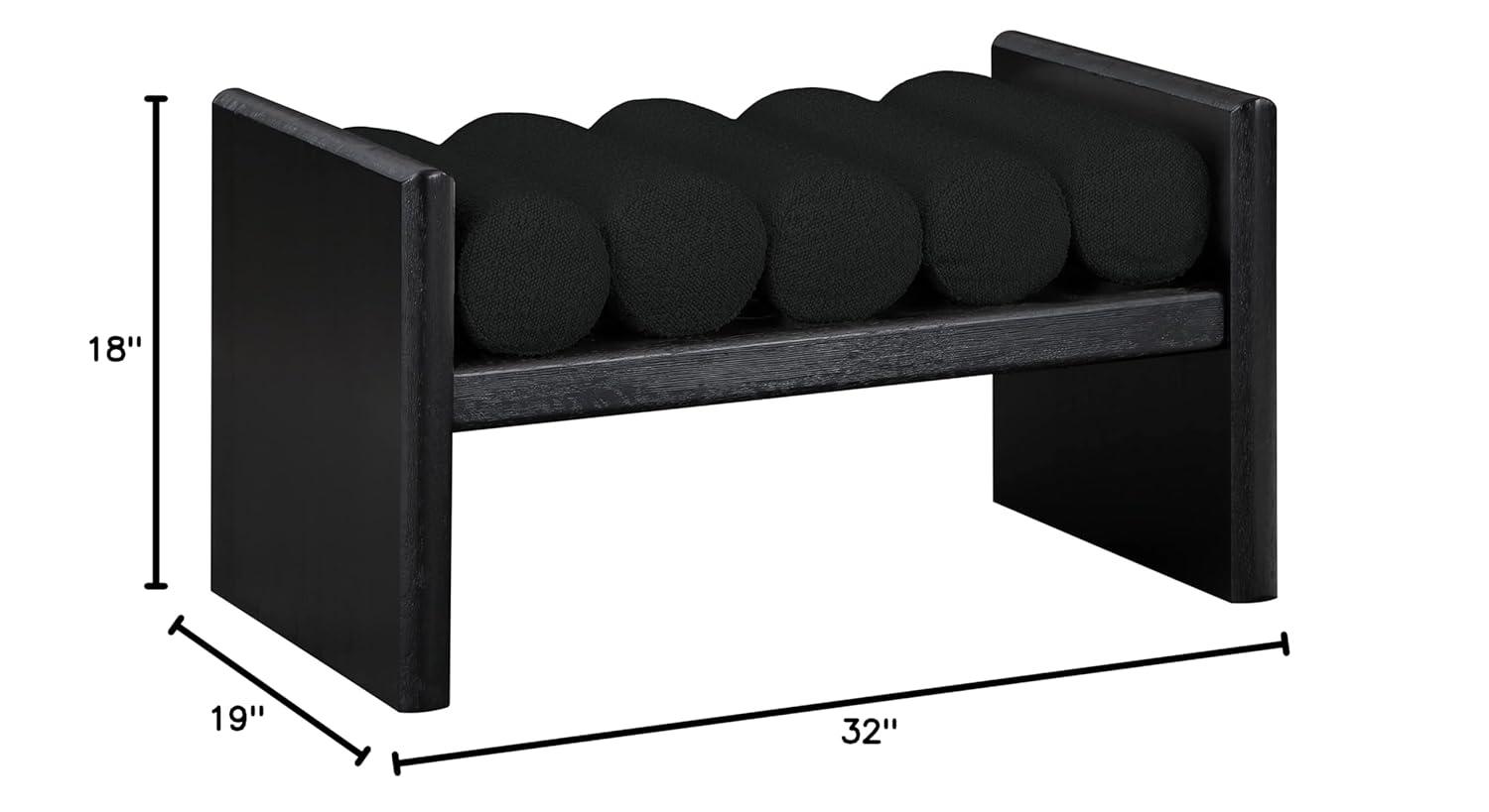 Reeves Boucle Wood Bench