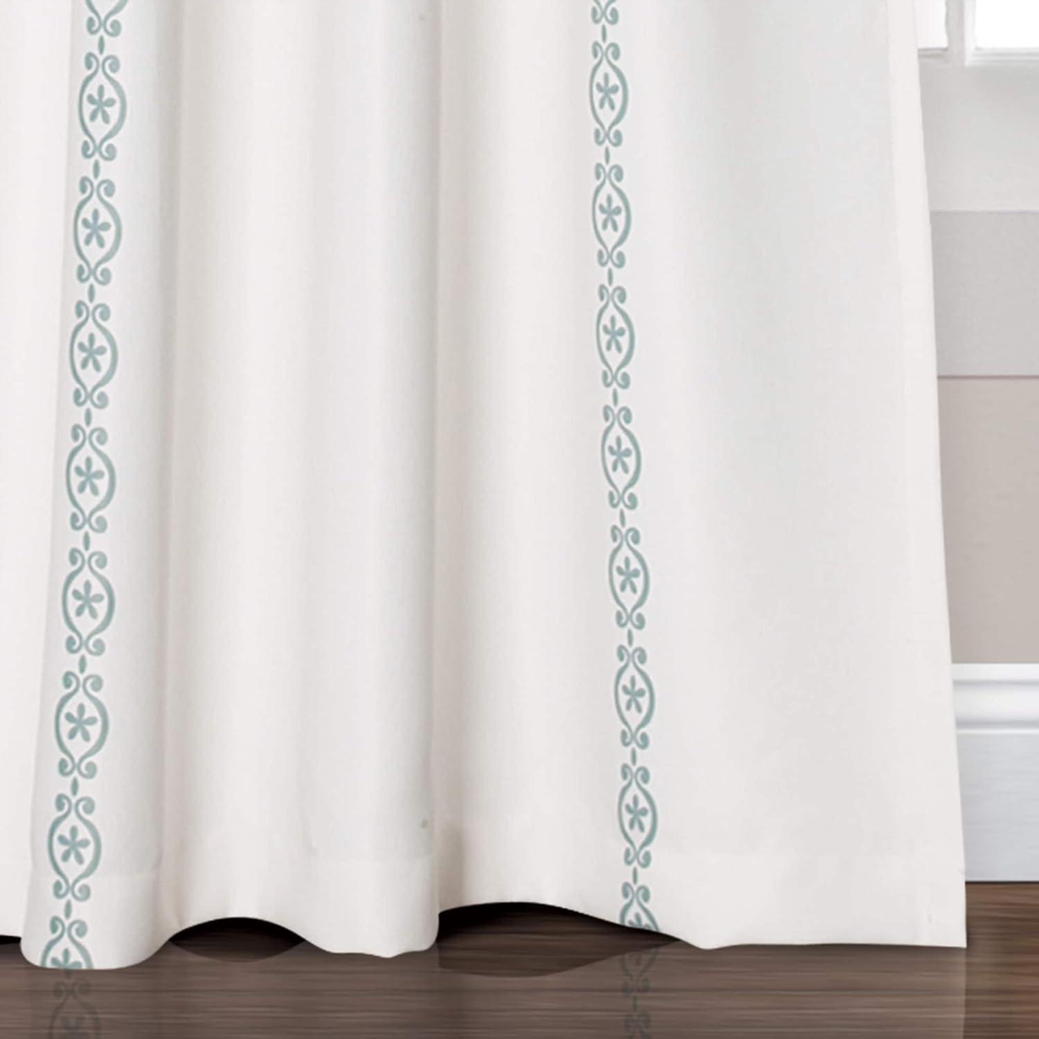 Lush Decor Bremond Polyester Room Darkening Curtain Pair (Set of 2)