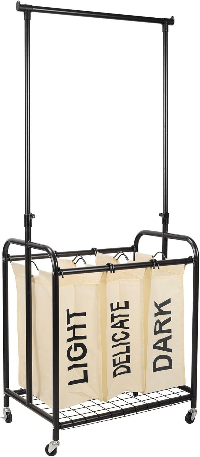 Rebrilliant Metal Rolling Laundry Sorter with Handles