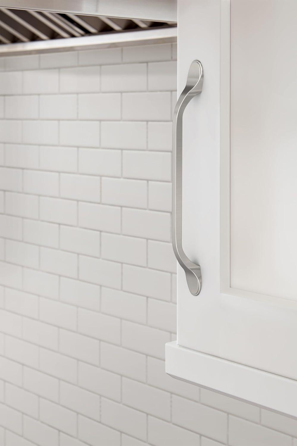 Ravino 6-5/16 in. (160mm) Classic Satin Nickel Arch Cabinet Pull