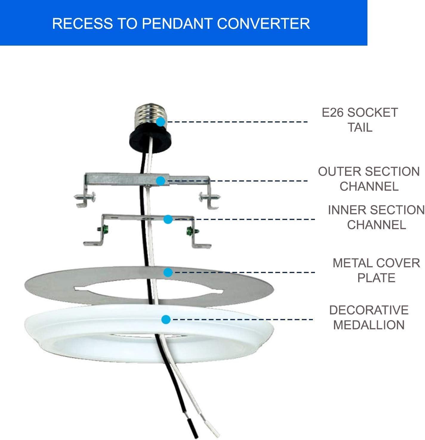 Recessed Can Light Conversion Kit to Pendant