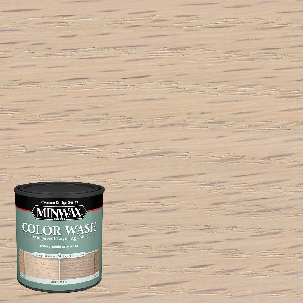 Minwax 1 Quart Transparent White Wash Water-Based Wood Stain