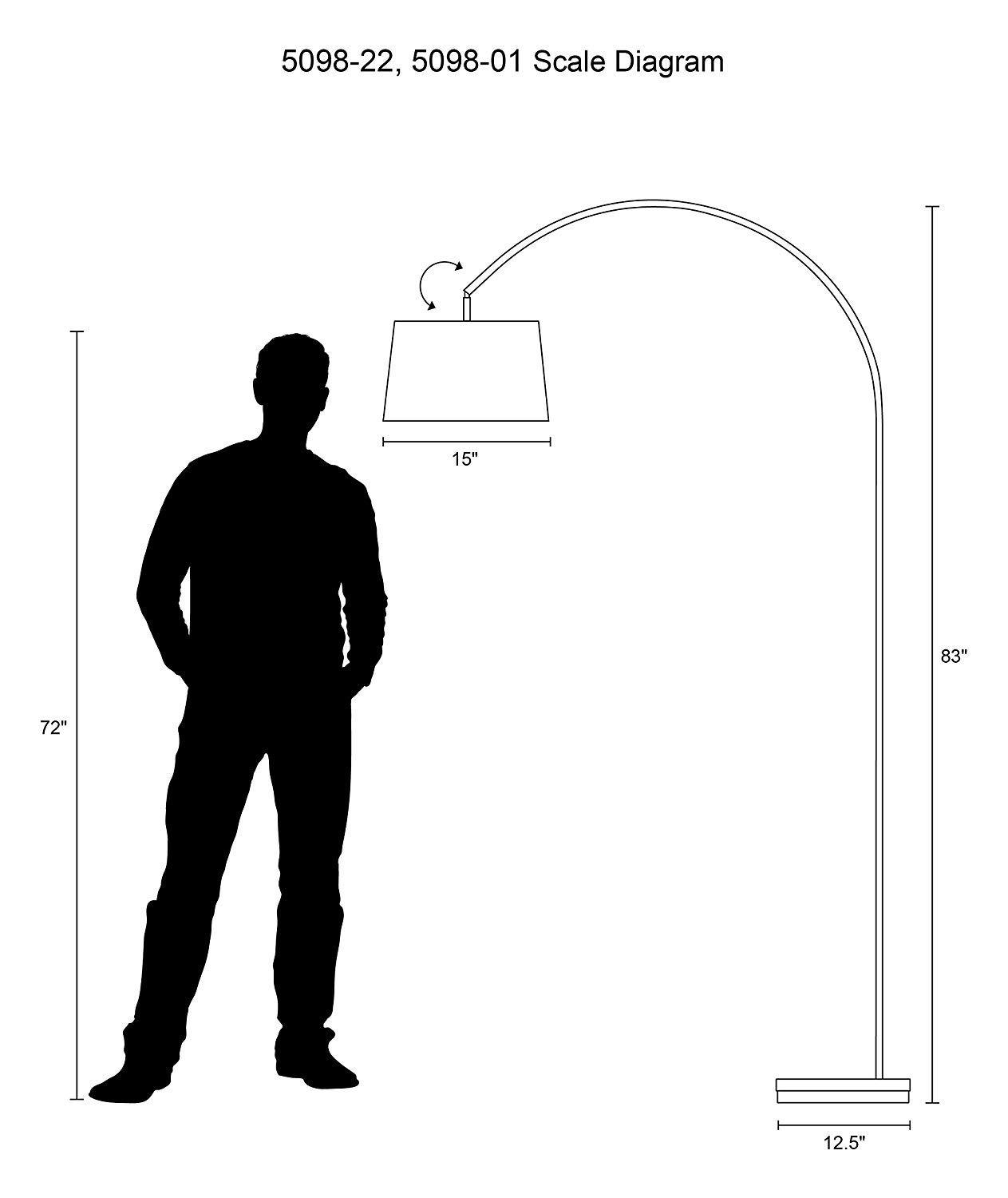 Adesso Goliath Arc Lamp