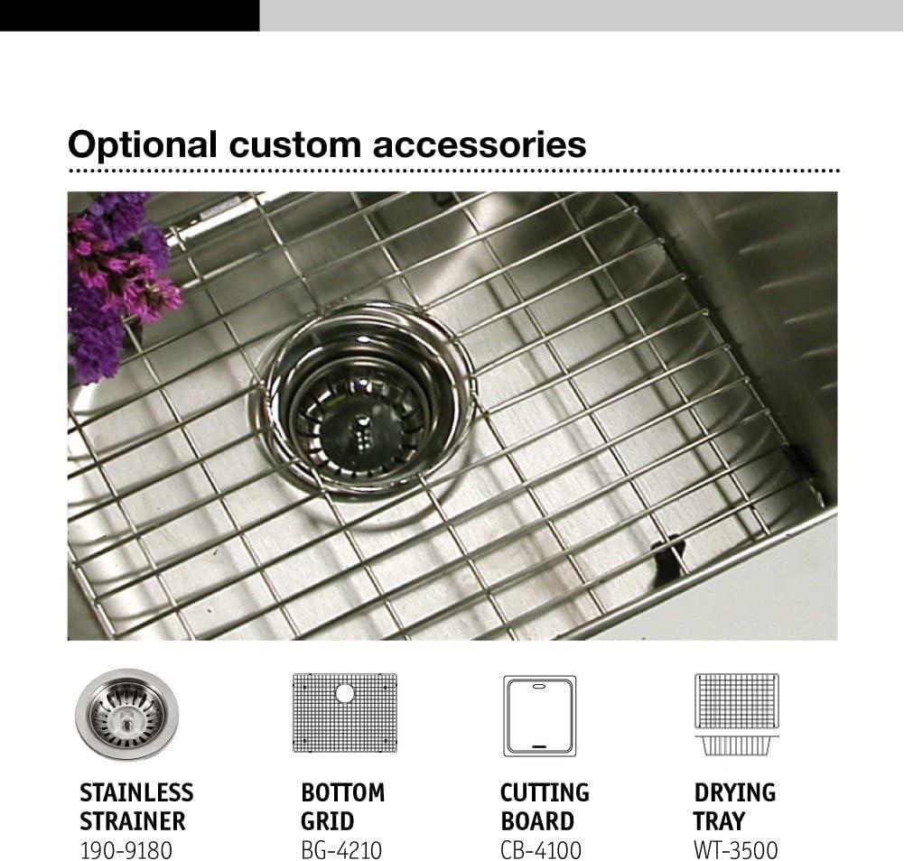 Savoir 23'' L Undermount Single Bowl Stainless Steel Kitchen Sink