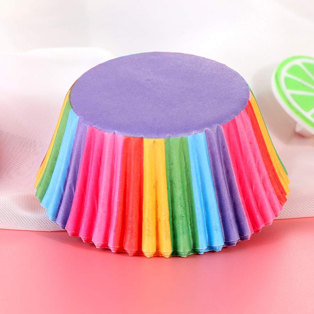 asjyhkr 100PCS Cake Blotting Paper Tray Nonstick Muffin Cases Molds Paper Cupcake Liners Cupcake Baking Cup Cupcake Paper Liner Standard Paper Cupcake Wrapper