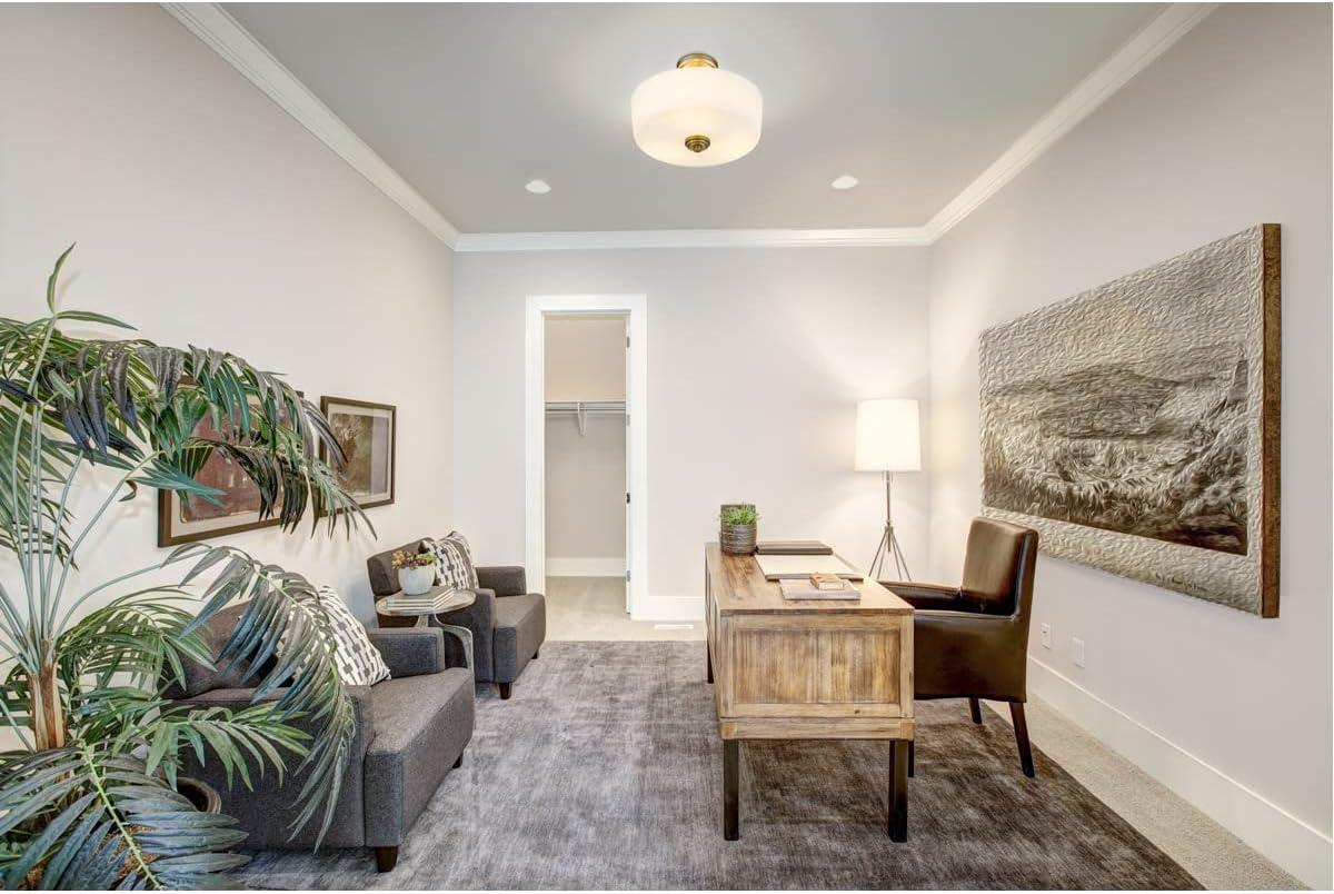 Z-Lite 220SF3-HBR Arlington 15 Inch Flush Mount Ceiling Light, Brass