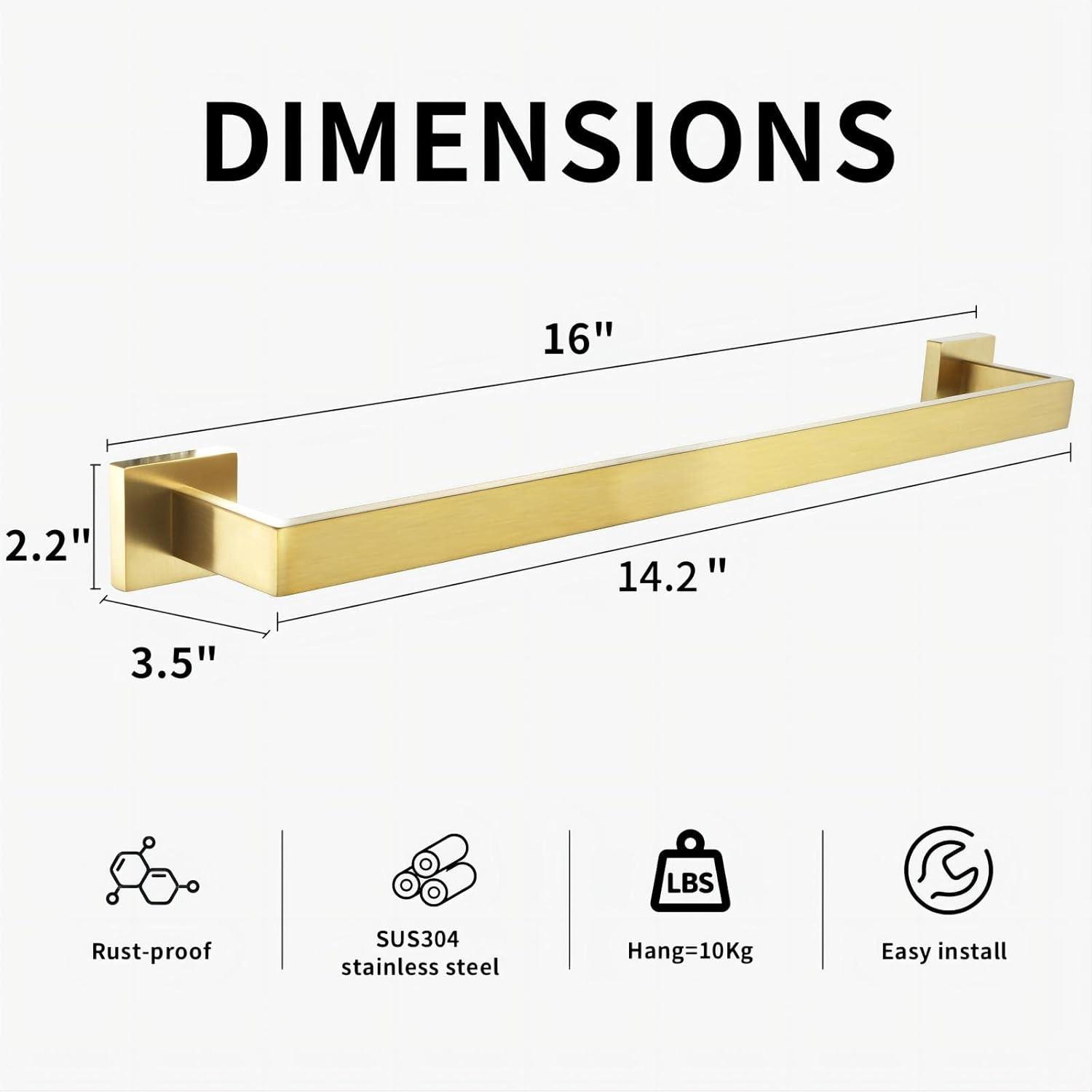 4 - Piece Bathroom Hardware Set