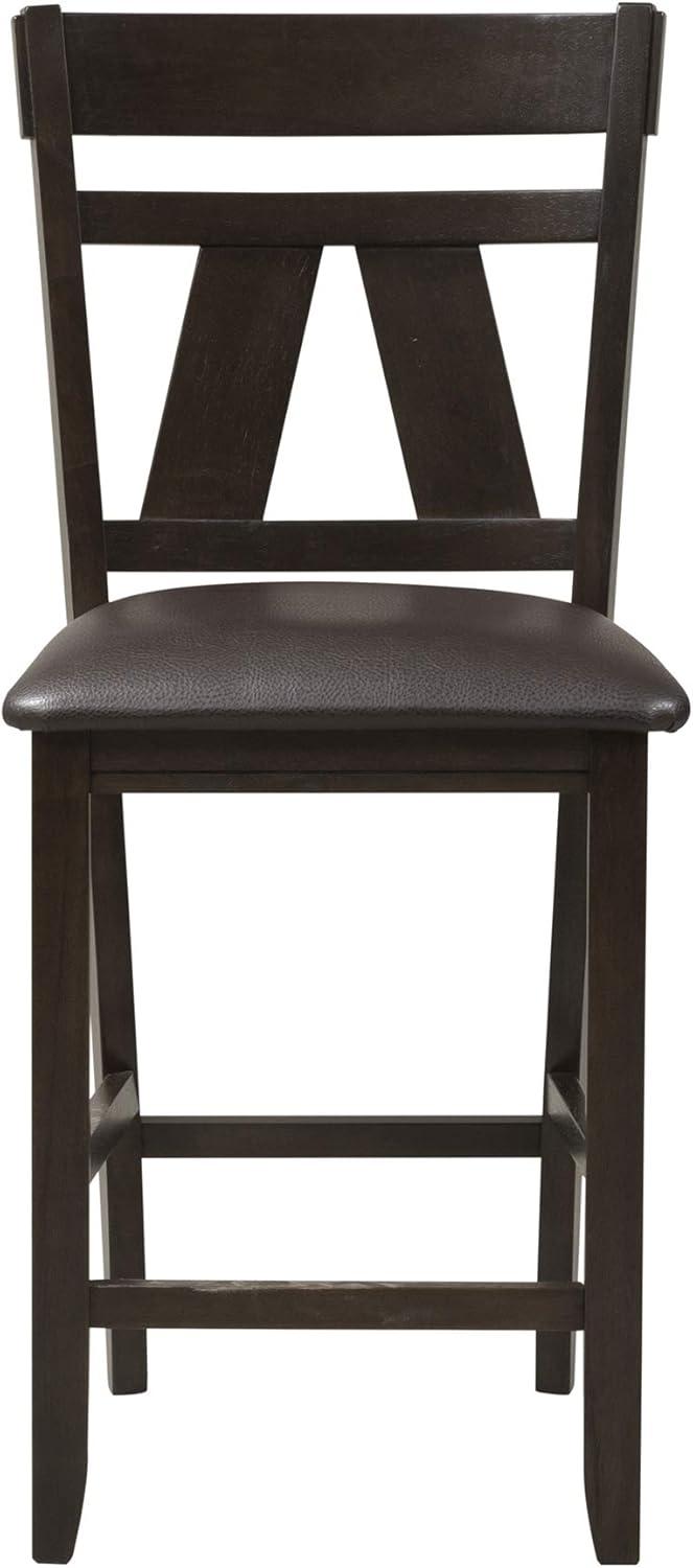 Lawson Black Splat Back Counter Chair (RTA)