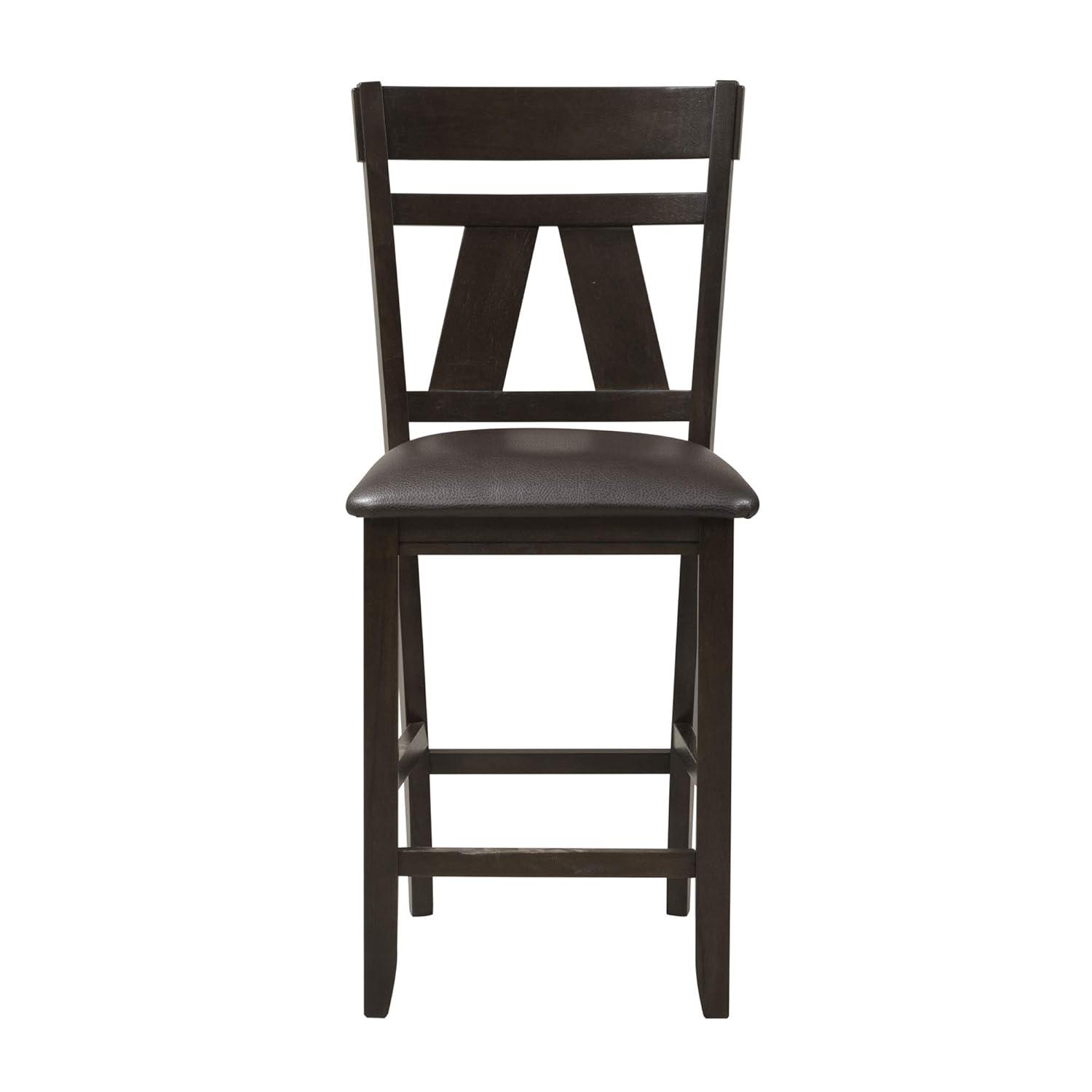 Lawson Black Splat Back Counter Chair (RTA)