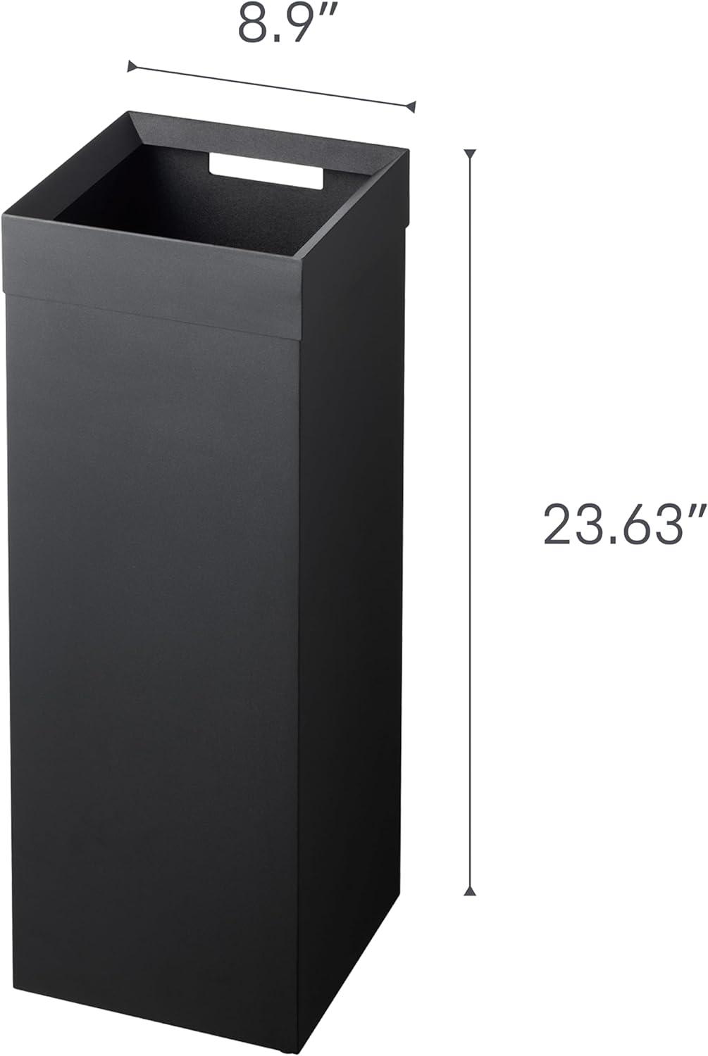 Tower Yamazaki Home Tall Trash Can 7.25 gallon Waste Basket With Handle For Kitchen Bathroom Office