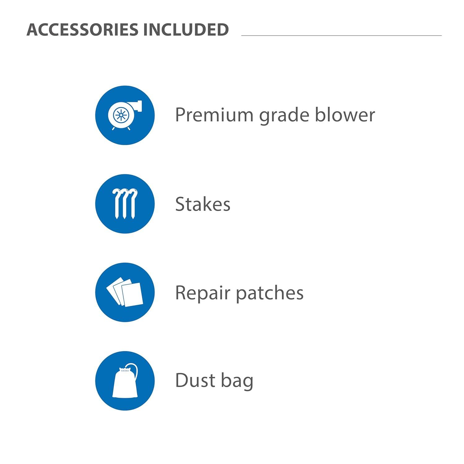 XJUMP Dinosaur Commercial Grade Bounce House Water Slide (with Pool and Blower)