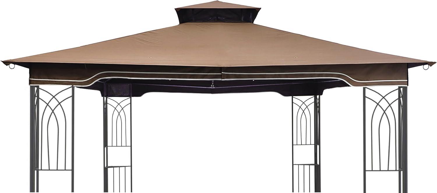 Brown Polyester Replacement Canopy for 10 x 12 Gazebo